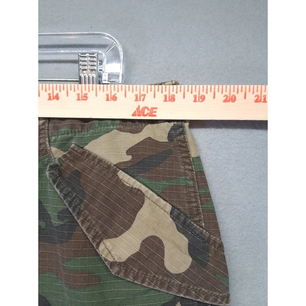 PO/ED GALLERIE Men's  Camo Pants Pockets Size 36‎ String Tie Hem